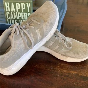 Grey size 9 adidas shoes